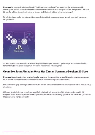 Yapmamanız İçin 15 Neden Oyun Exe'yi Yoksay