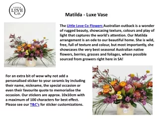 Wedding's –Little Love Co Florist