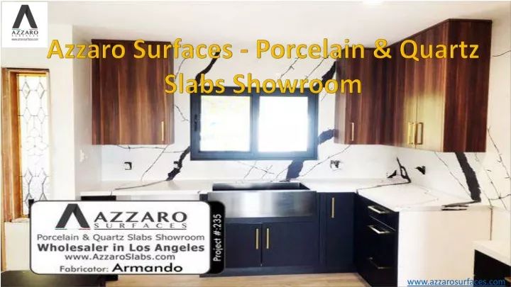 azzaro surfaces porcelain quartz slabs showroom