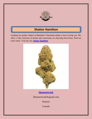 Shatter Hamilton  Gotsmoke.online