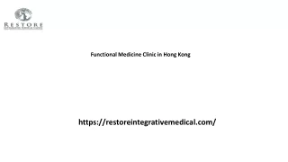 functional medicine clinic in hong kong