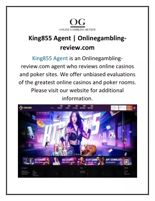 king855 agent onlinegambling review com