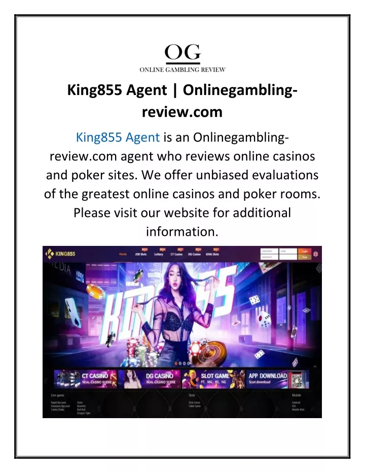 king855 agent onlinegambling review com