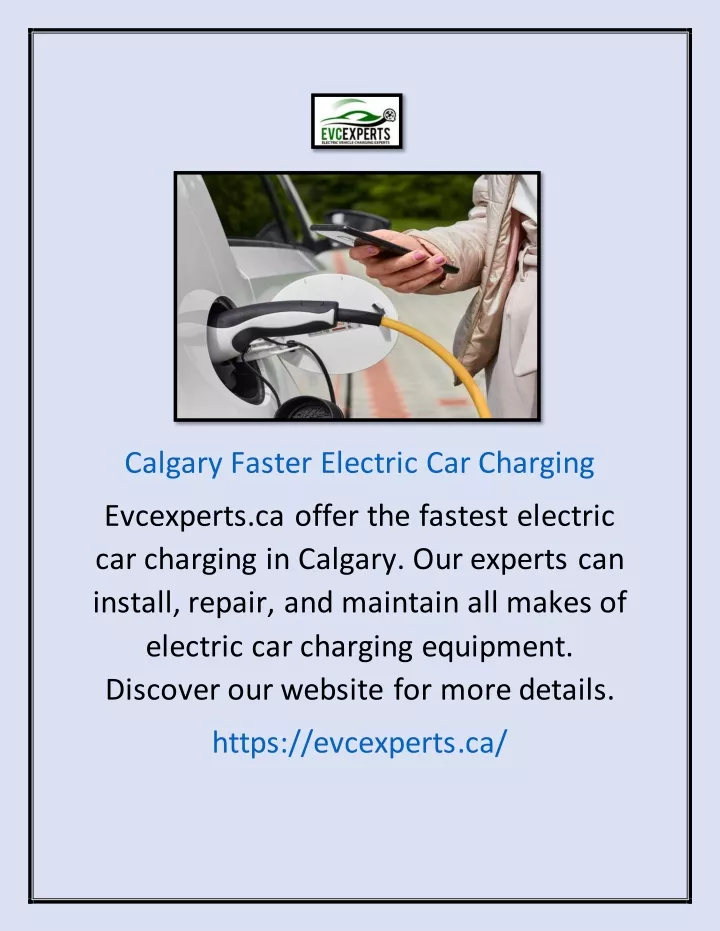 calgary faster electric car charging