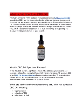 What Is Broad-Spectrum CBD