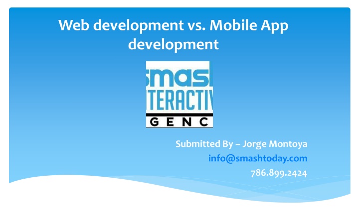 web development vs mobile app development