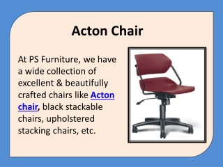 Acton Chair 1