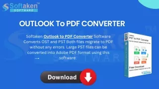 Outlook to PDF Converter Software - Softaken Software
