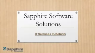 sapphire software solutions