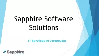 sapphire software solutions