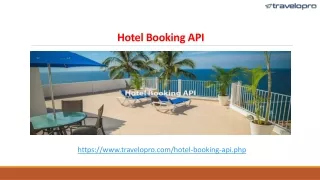 Hotel Booking API