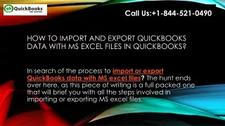 How to Import and Export QuickBooks Data with