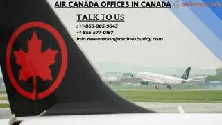 AIR CANADA OFFICES IN CANADA