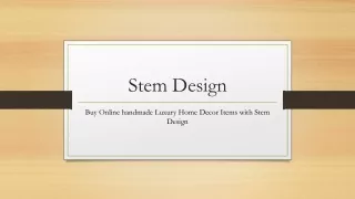 stem design