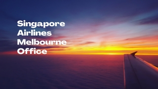 Singapore Airlines Melbourne Office