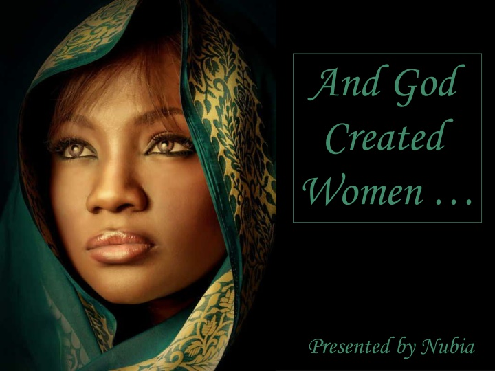 Ppt And God Created Women Powerpoint Presentation Free Download Id