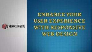 enhance your user experience with responsive web design