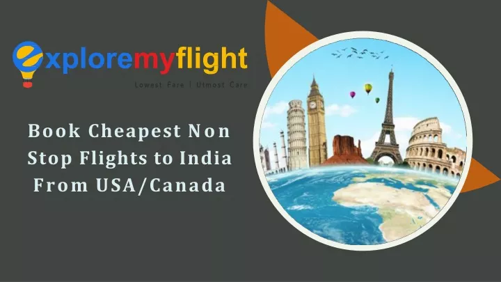 book cheapest non stop flights to india from usa canada