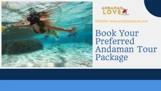 Book Your Preferred Andaman Tour Package