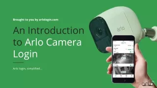 Arlo Login using my.arlo.com and smartphone app