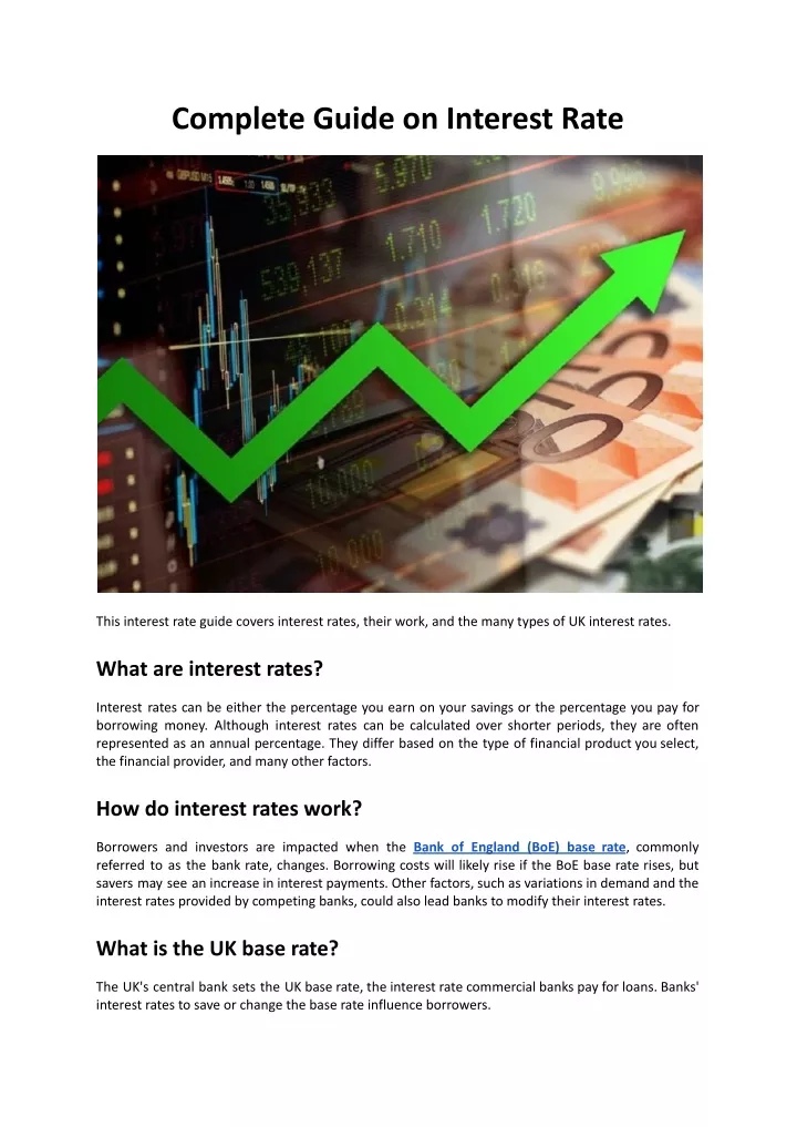 complete guide on interest rate