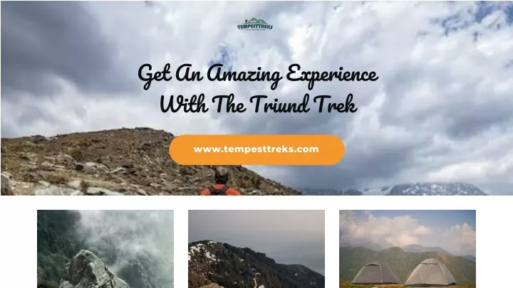 get an amazing experience with the triund trek