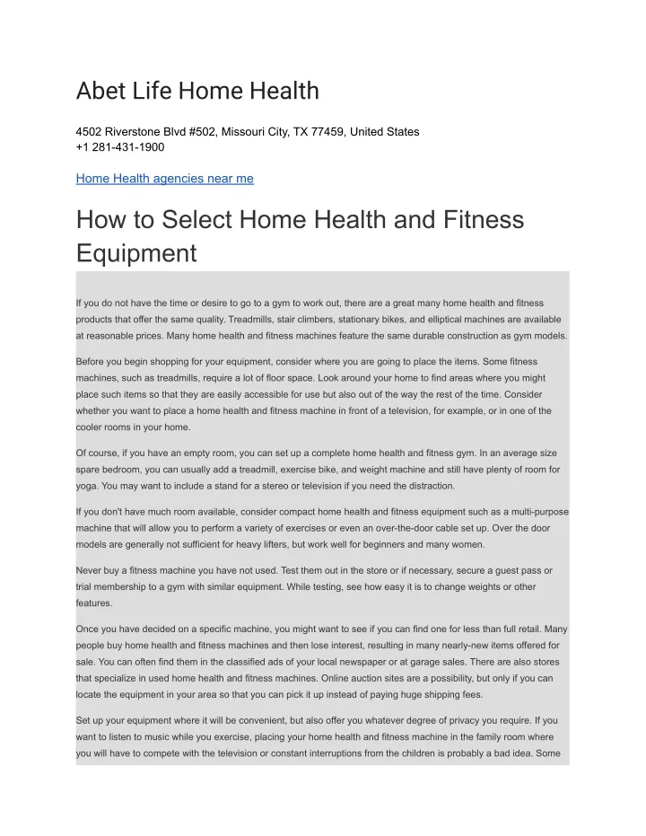 abet life home health