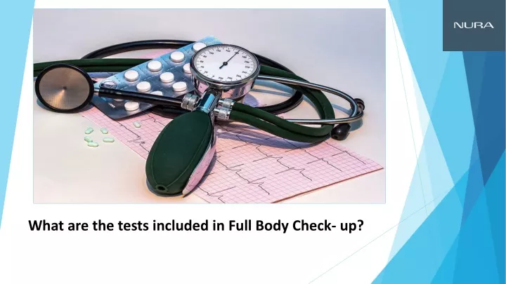 what are the tests included in full body check up