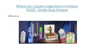 Where Can I Locate a Vape Store in