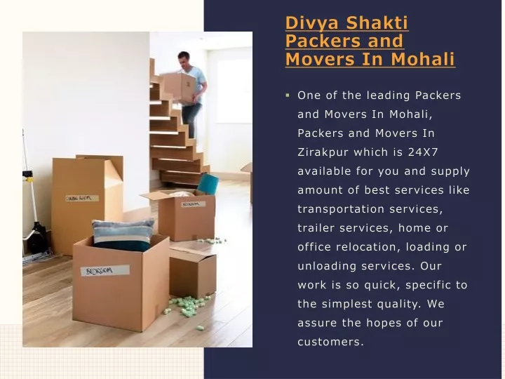 divya shakti packers and movers in mohali