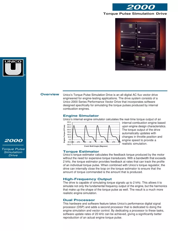 2000 torque pulse simulation drive