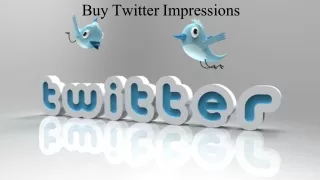 buy twitter impressions