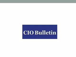 CIO Bulletin - News | magazine
