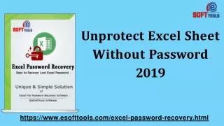 unprotect excel sheet without password 2019