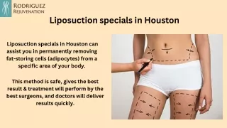 Importance of Liposuction Specials in Houston