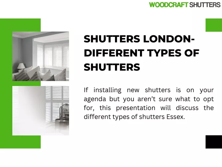 shutters london different types of shutters