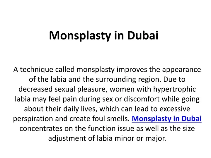 monsplasty in dubai