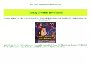 {Read Online} Turning Monsters Into Friends Book