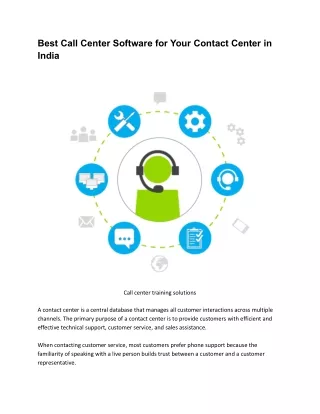 best call center software for your contact center