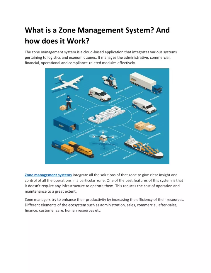 what is a zone management system and how does