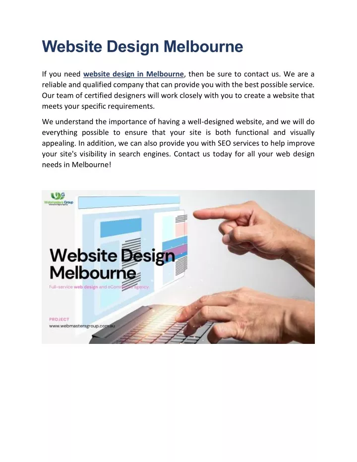 website design melbourne