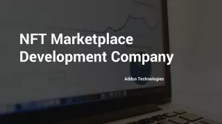 NFT Marketplace Development Company