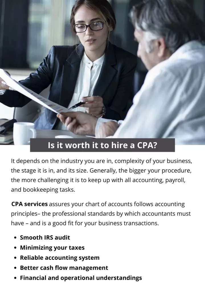 is it worth it to hire a cpa