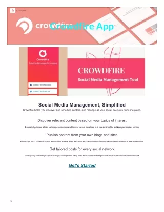 Crowfire App