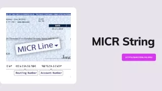 micr string