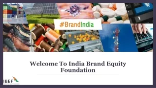 welcome to india brand equity foundation