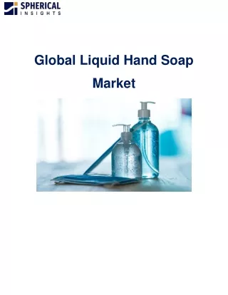 global liquid hand soap