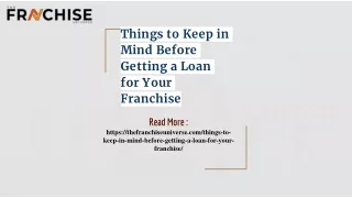 things to keep in mind before getting a loan