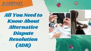 Dispute Resolution Services in The UK | Company Mediation
