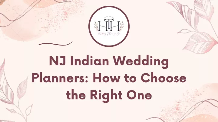 nj indian wedding planners how to choose